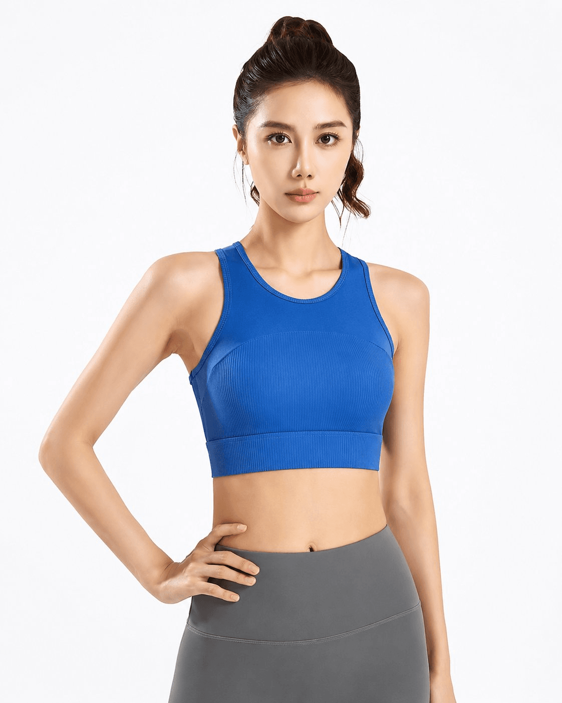 Royal Blue Racerback Sports Bra